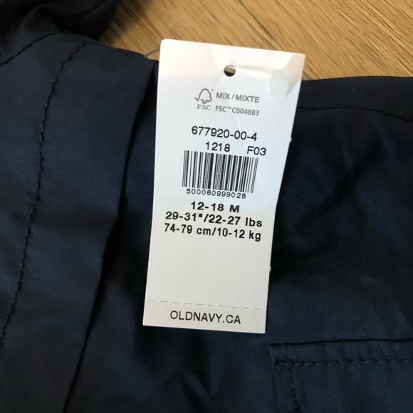 Nwt old navy toddler jacket - Picture 3 of 3